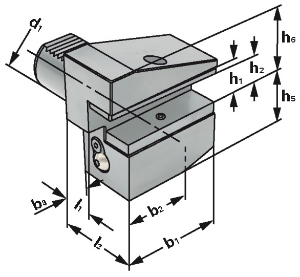 Radial-Werkzeughalter B4-40x25-44 IK