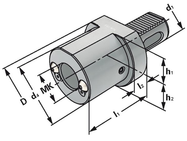 MK-Bohrerhalter F1-30 DIN 69880 (ISO 10889)